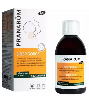 Pranarôm Aromaforce Sirop Gorge Bio 150 ml