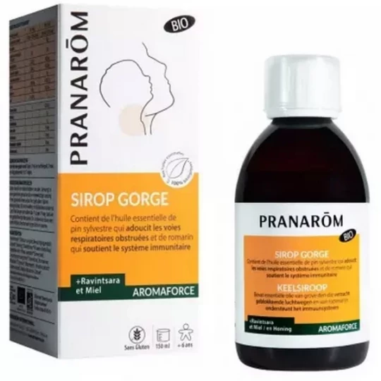 Pranarôm Aromaforce Sirop Gorge Bio 150 ml