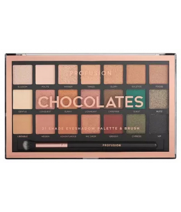 Profusion Cosmetics Palette Yeux Chocolates 21 Teintes