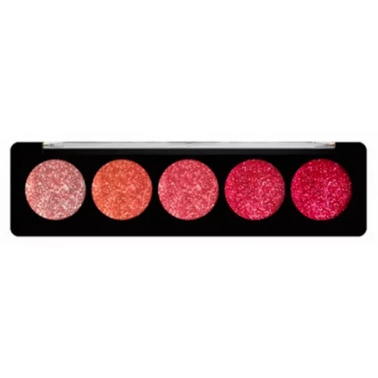 Profusion Cosmetics Palette Yeux Glitter Ruby Gems 5 Teintes - image 2