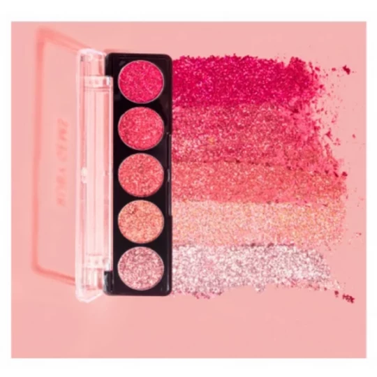 Profusion Cosmetics Palette Yeux Glitter Ruby Gems 5 Teintes - image 3