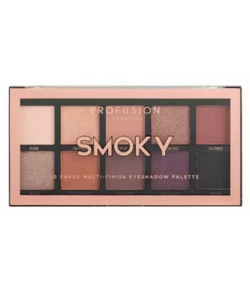 Profusion Cosmetics Palette Yeux Smoky 10 Teintes