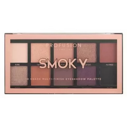 Profusion Cosmetics Palette Yeux Smoky 10 Teintes