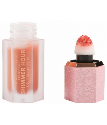 Profusion Cosmetics Shimmer Hour Fard à Joues Liquide Teinte Peach Mimosa 6 ml