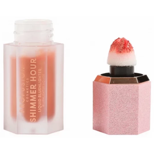 Profusion Cosmetics Shimmer Hour Fard à Joues Liquide Teinte Peach Mimosa 6 ml