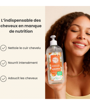 Pulpe de Vie Shampoing Nourrissant Amande Douce Bio 400 ml - image 5