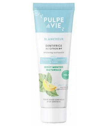 Pulpe de Vie Dentifrice Blancheur Gout Menthe 75 ml