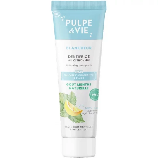 Pulpe de Vie Dentifrice Blancheur Gout Menthe 75 ml