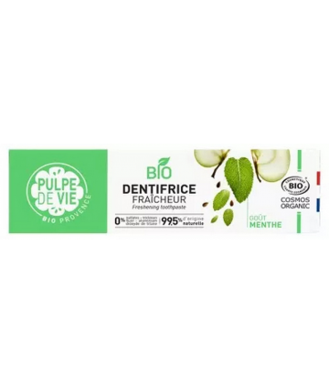 Pulpe de Vie Dentifrice Fraîcheur Gout Menthe Bio 75 ml