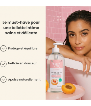 Pulpe de Vie Soin Lavant Intime Doux Abricot Bio 400 ml - image 2