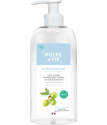 Pulpe de Vie Lait Corps Hydratant Fleur d'Oranger Bio 400 ml