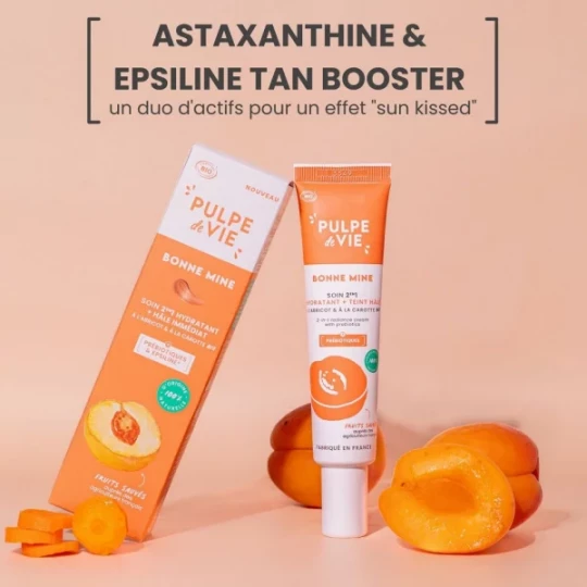 Pulpe de Vie Bonne Mine Soin 2 en 1 Hydratant à l'Abricot 40 ml - image 3