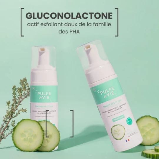 Pulpe de Vie Mousse Nettoyante Purifiante au Concombre Bio 125 ml - image 3