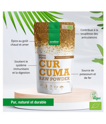 Purasana Super Food Curcuma Bio 200 g