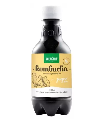 Purasana Kombucha Saveur Gingembre Bio 330 ml