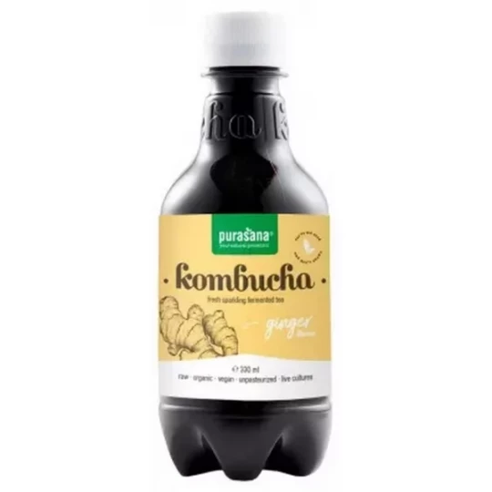 Purasana Kombucha Saveur Gingembre Bio 330 ml