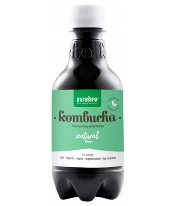 Purasana Kombucha Saveur Naturel Bio 330 ml
