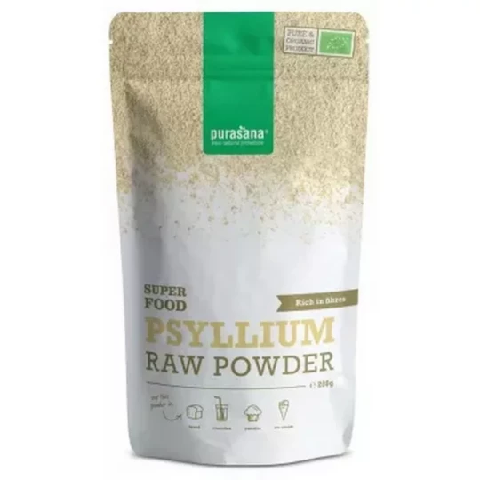 Purasana Super Food Poudre de Psyllium Bio 200 g