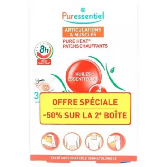Puressentiel Articulations & Muscles Patchs Chauffants x 6