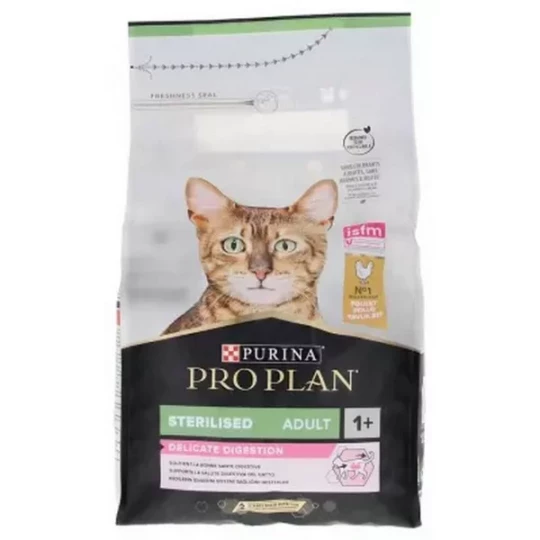 Purina Proplan pour Chat Adulte Stérilisé Digestion Délicate Poulet 1,5 kg