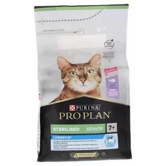 Purina Proplan pour Chat Sénior Stérilisé Longevis Dinde 1,5 kg