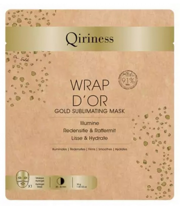 Qiriness Wrap d'Or Masque Tissu 30 ml
