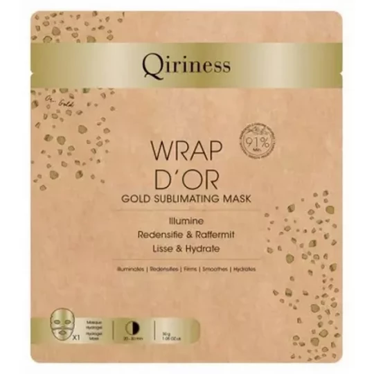 Qiriness Wrap d'Or Masque Tissu 30 ml