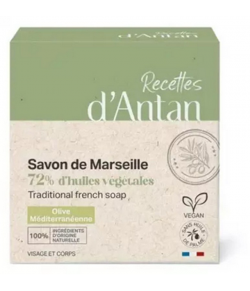 Recettes d'Antan Savon de Marseille 72% Pain de 200 g