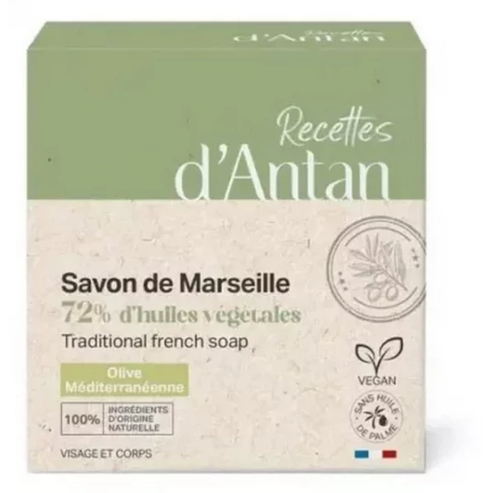 Recettes d'Antan Savon de Marseille 72% Pain de 200 g