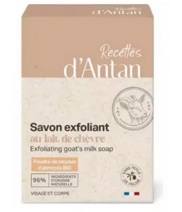 Recettes d'Antan Savon Exfoliant au Lait de Chevre 100 g