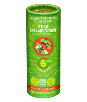 Respectueuse Stick Anti-Moustique 40 g