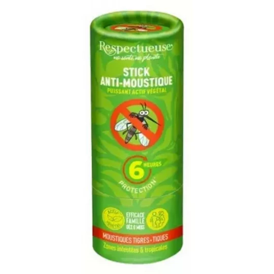 Respectueuse Stick Anti-Moustique 40 g