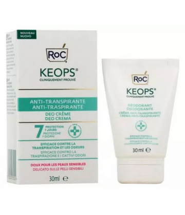 ROC Keops Déodorant Creme Anti-transpirante 30 ml