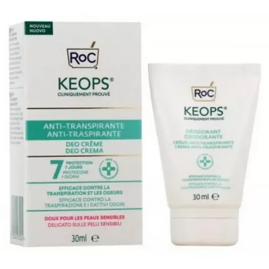 ROC Keops Déodorant Creme Anti-transpirante 30 ml