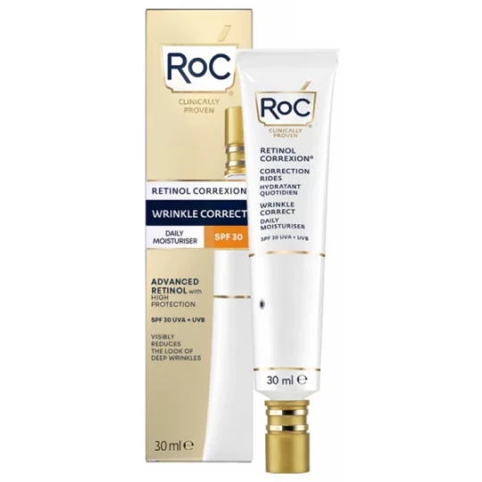 RoC Retinol Correxion Correction Rides Hydratant Quotidien SPF30 30 ml