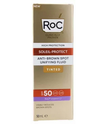 RoC Soleil'Protect Fluide Unificateur Teinté Anti-Taches Brunes SPF50 50 ml