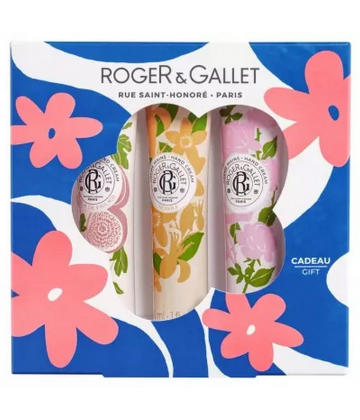 Roger&Gallet Trio Crèmes Mains Fleur de Figuier Néroli et Rose 3 x 30 ml