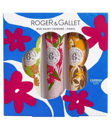 Roger&Gallet Trio Crèmes Mains Fleur d'Osmanthus Gingembre Rouge et Bois d'Orange 3 x 30 ml