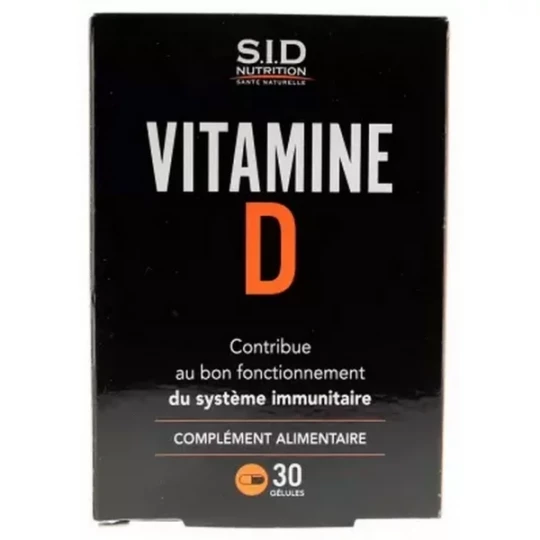 S.I.D Nutrition Vitamine D Gélules x 30