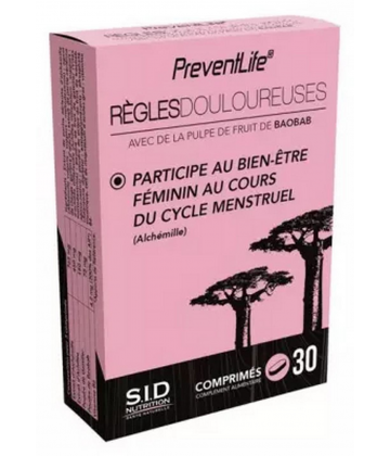 S.I.D Nutrition PreventLife Regles Douloureuses Comprimés x 30
