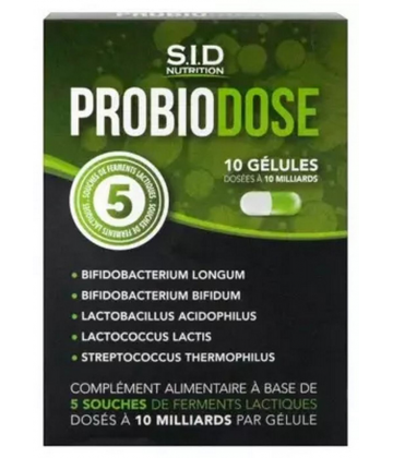 S.I.D Nutrition ProBiodose Gélules x 10