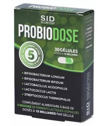 S.I.D Nutrition ProBiodose Gélules x 30