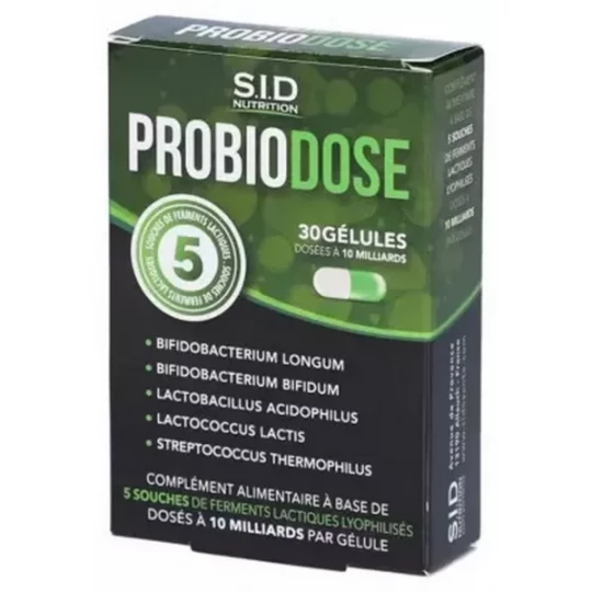 S.I.D Nutrition ProBiodose Gélules x 30