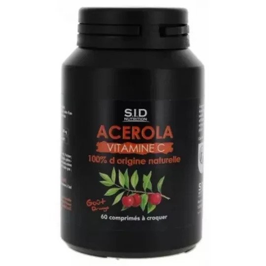 S.I.D Nutrition Acerola Vitamine C Comprimés x 60