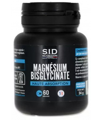 S.I.D Nutrition Magnésium Bisglycinate Gélules x 60