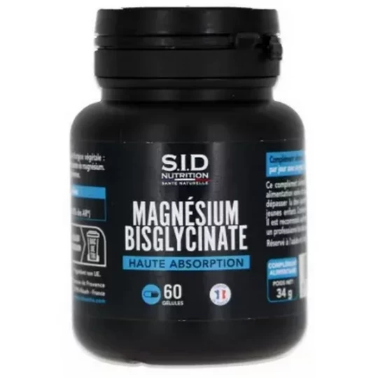 S.I.D Nutrition Magnésium Bisglycinate Gélules x 60