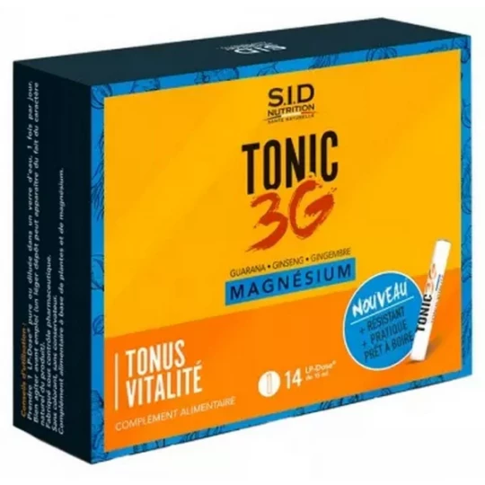 S.I.D Nutrition Tonic 3G Magnésium Lp-Doses x 14