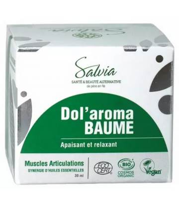 Salvia Nutrition Dol'Aroma Baume Apaisant et Relaxant Bio 30 ml