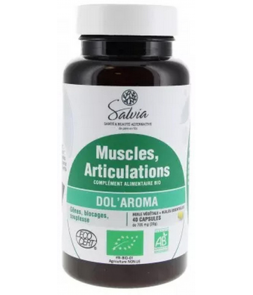 Salvia Nutrition Dol-Aroma Muscles Articulations Bio Capsules x 40