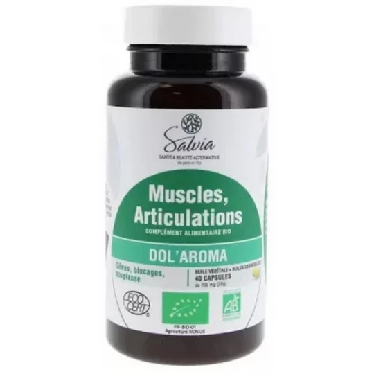 Salvia Nutrition Dol-Aroma Muscles Articulations Bio Capsules x 40